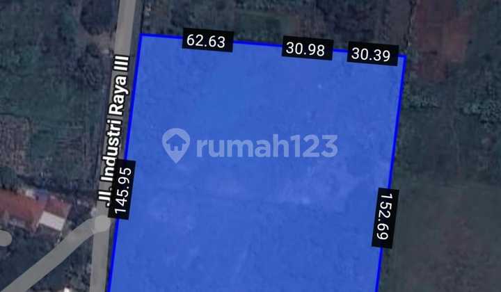 For Sale: 1.85 Hectares of Land in Industrial Area, Cikupa
