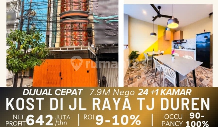 Dijual Kost Tanjung Duren Eminence di Jln Tj Duren Raya