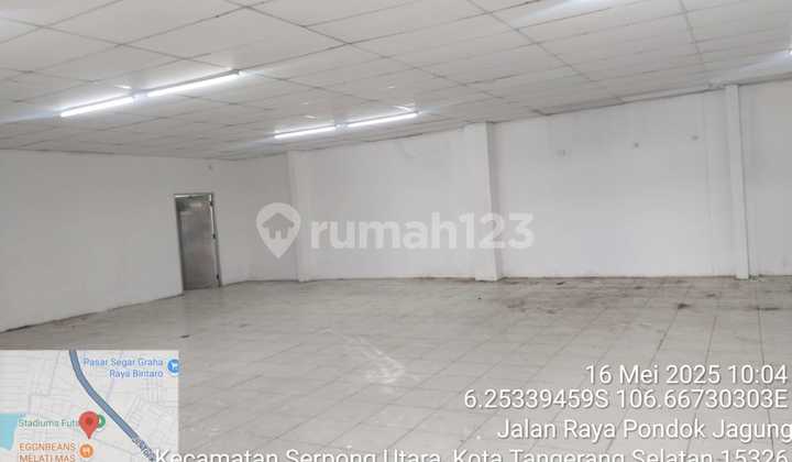 disewakan Ruko besar ex indomaret di pondok jagung  2