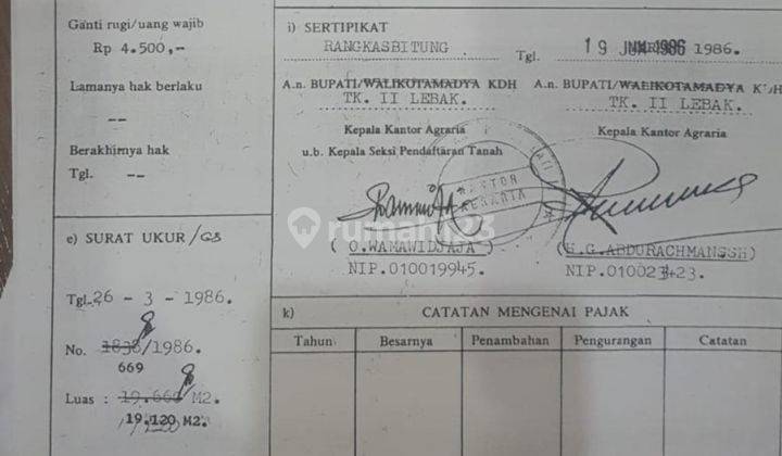 Jual Cepat Tanah Luas 8,3 Hektar Di Cihara Lebak Banten 7