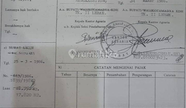 Jual Cepat Tanah Luas 8,3 Hektar Di Cihara Lebak Banten 8