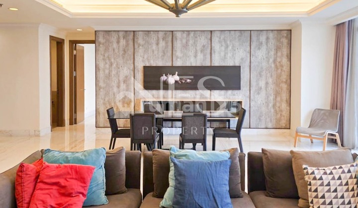 Apartemen Botanica 3+1 BR, siap huni, Fully Furnished