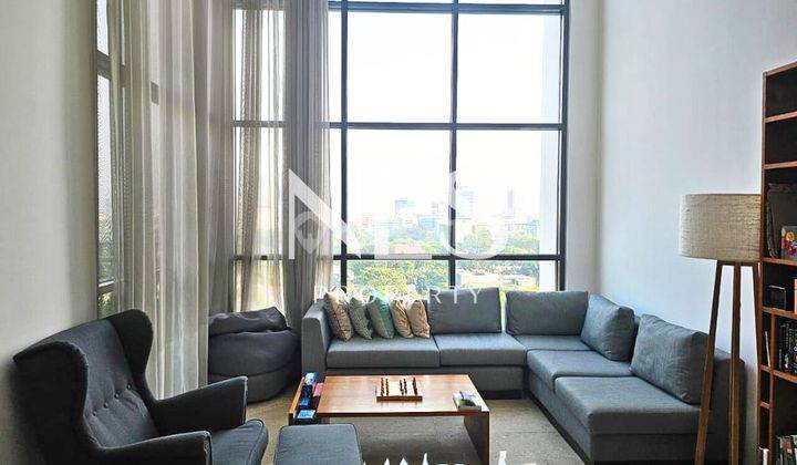 Jual Senopati Suites 2 Bedroom 1 Study Murah High Ceiling Furnish 1