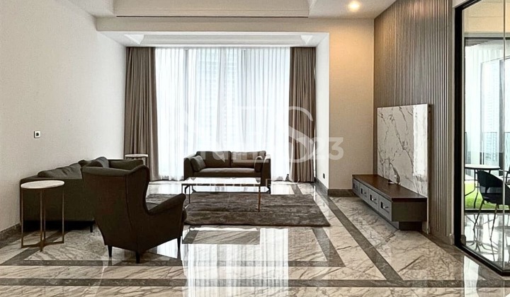 The Langham Residence 3 BR + 1 Study, Luxury, Furnished Sudirman SCBD 2