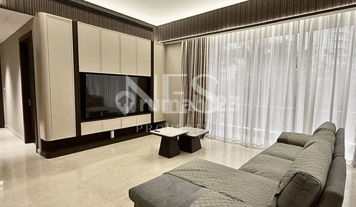 Jual Pakubuwono Spring 4 BR 1 Study, Bagus, Fully Furnish Simprug