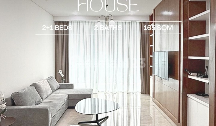 Jual Pakubuwono House 2Br+ 1 Study, Full-Furnish, Bagus Siap Huni Jual Pakubuwono House 2Br+ 1 Study, Full-Furnish, Bagus Siap Huni