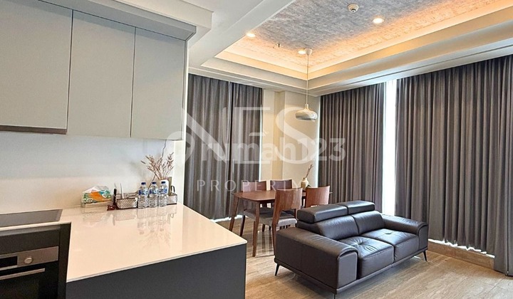South Hills 2 BR, Corner Unit, Furnished, Double Glass, Kuningan 2