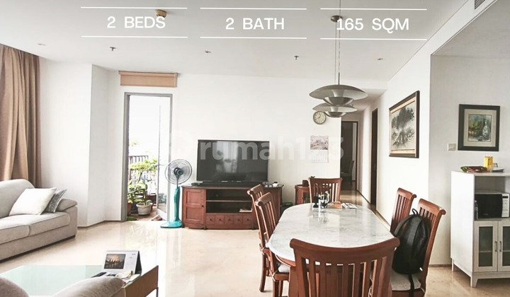 Selling Cheap! Senopati Suites 2 BR, 65 Sqm, Near Mall, SCBD Office