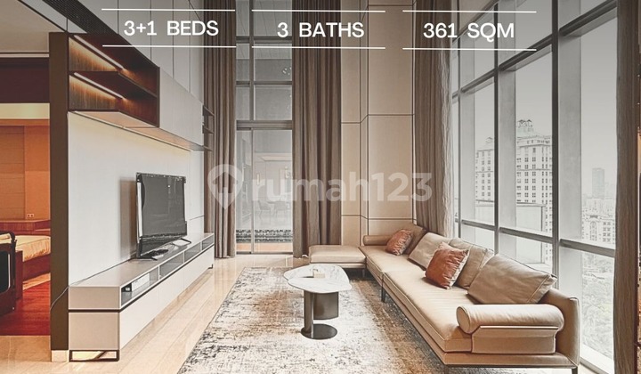 Jual Anandamaya Residence 3 BR, 1 Study, Fully-Furnish, Sudirman Jual Anandamaya Residence 3 BR, 1 Study, Fully-Furnish, Sudirman