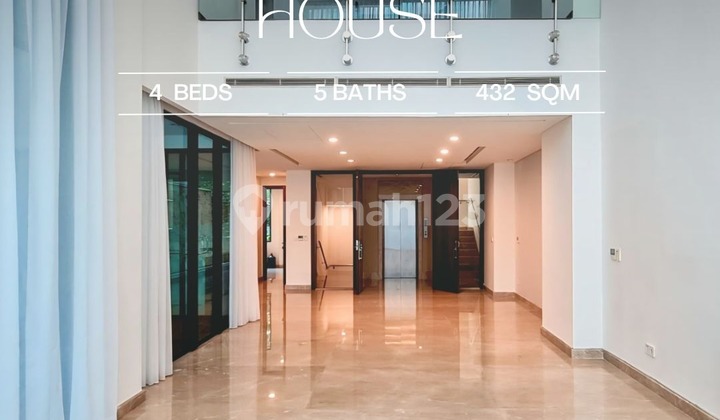 Jual Pakubuwono Townhouse 4 BR, 5 Ba, 432 M2, Private Pool & Lift 1