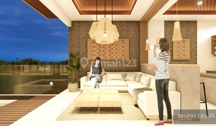 2 Unit Villa With Ricefield View For Rent In Pererenan 16