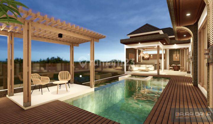 2 Unit Villa With Ricefield View For Rent In Pererenan 18