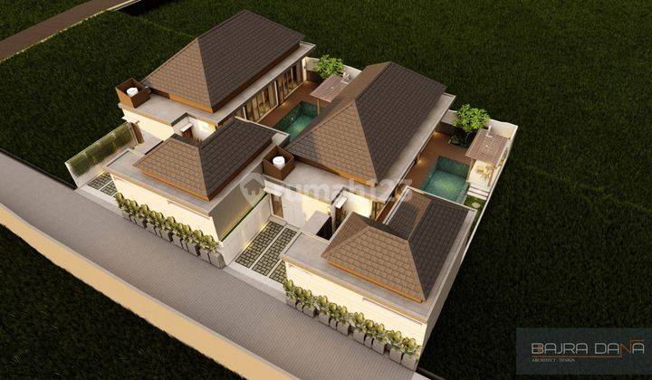 2 Unit Villa With Ricefield View For Rent In Pererenan 24