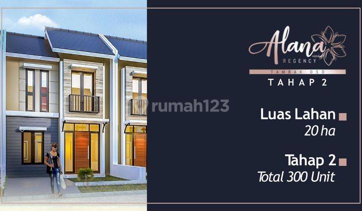 Alana Regency Tambak Oso cicilan 3 jutaan mudah Acc KPR waru Sidoarjo Rumah Unfurnished Baru SHM - Sertifikat Hak Milik di Tambak oso waru, Waru 13