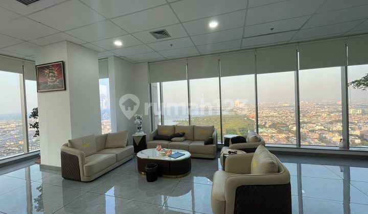 Disewakan Office Gold Coast Pik Tower Liberty 120m Full Furnish Siap Pakai Ready