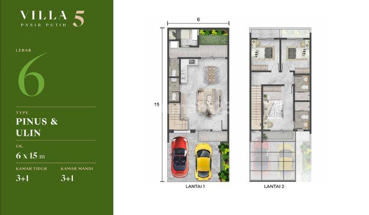 Dijual Rumah Pik 2 Villa Pasir Putih 5 6x15 Over Credit Termurah 1