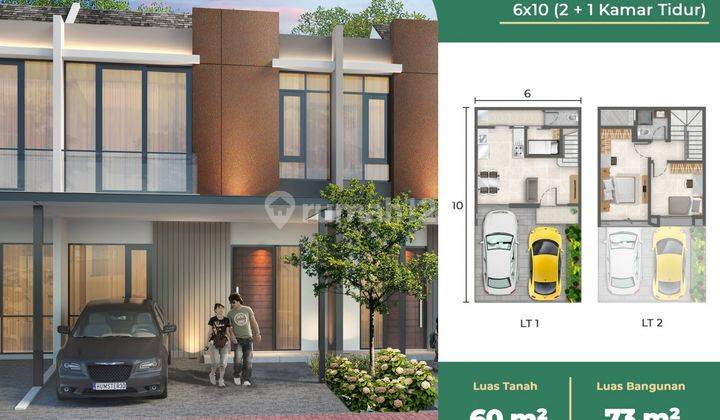 Dijual Rumah Milenial Pik 2 Uk 6x10 2 Lantai Jual 1.5M Termurah  1