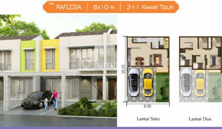 Disewakan Rumah Pik 2 Uk 8x10 2 Lantai 3BR Siap Huni  2