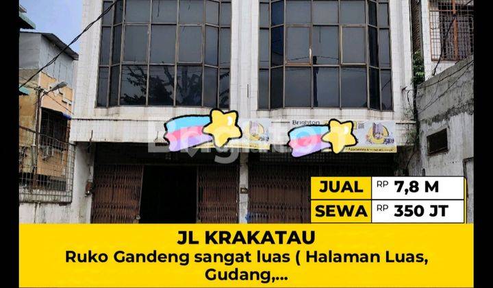 Ruko Sangat Luas Dan Panjang 888 Krakatau - Medan Timur 2