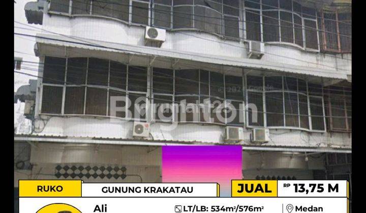 Tiga Ruko Gandeng 888 Krakatau - Medan 1