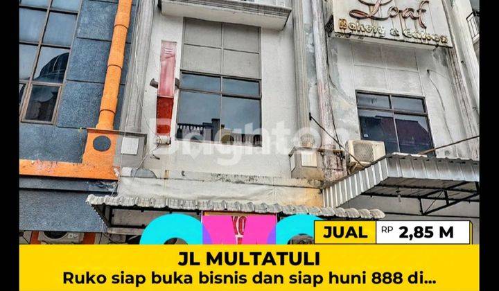 Ruko Siap Buka Bisnis Dan Huni 888 Komplek Multatli - Medan Kota 2