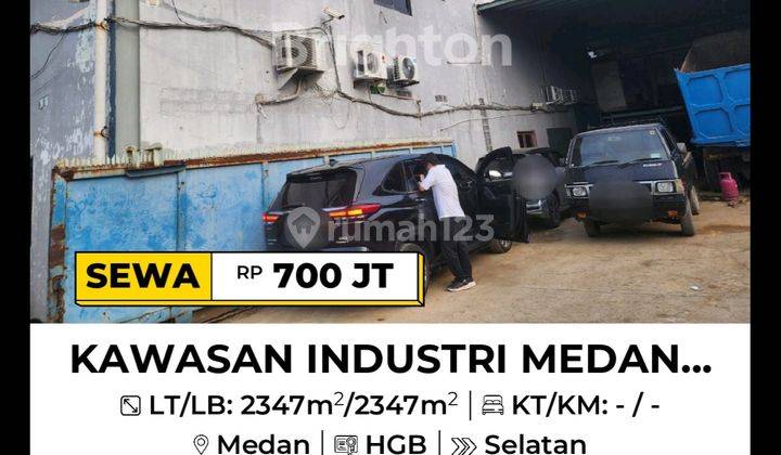Disewakan Gudang Kawasan Industri Medan Kim 1