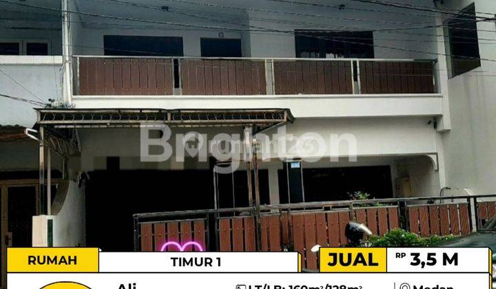 Rumah Di Komplek Timur Baru 1 - Medan Kota 2