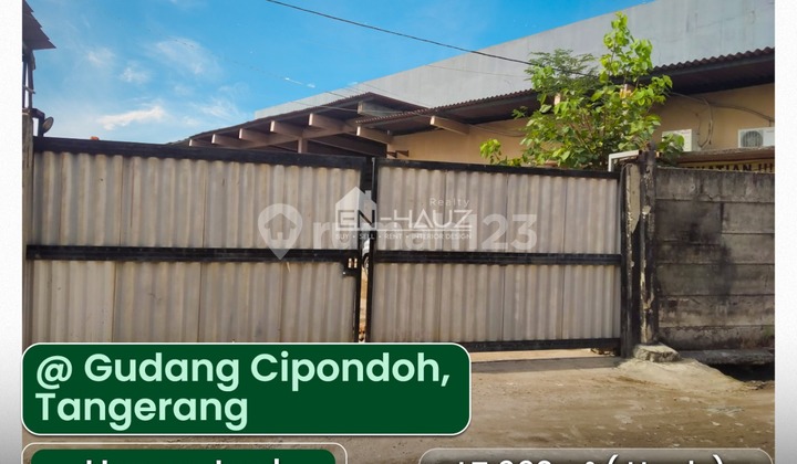Dijual Gudang Siap Pakai Lavling Dpr Cipondoh Tangerang (Hook)