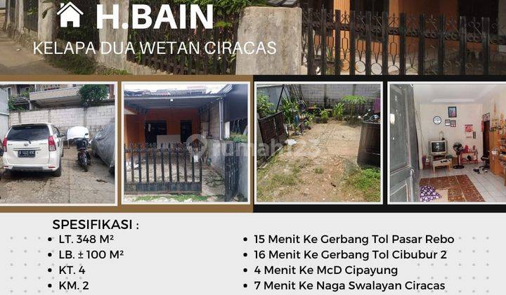 Rumah Bagus SHM di Jl. Kelapa Dua Wetan, Jakarta Timur 1