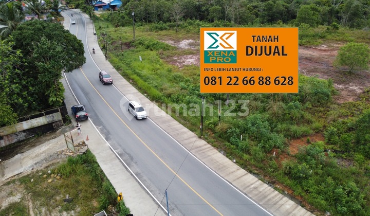 Tanah Sangat Murah Lokasi Strategis Tepi Jalan Utama Soekarno Hatta