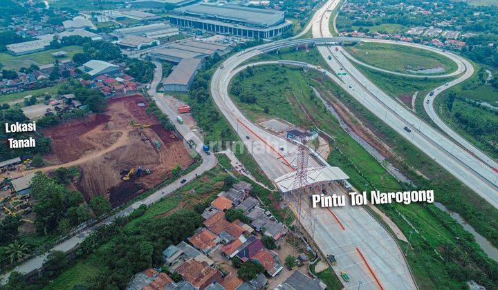 Kavling Dipinggir Jalan Raya Lokasi Bagus Di Narogong Bekasi 2