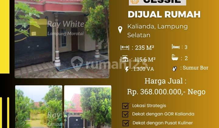 Dijual Cepat Rumah Murah Kalianda 2