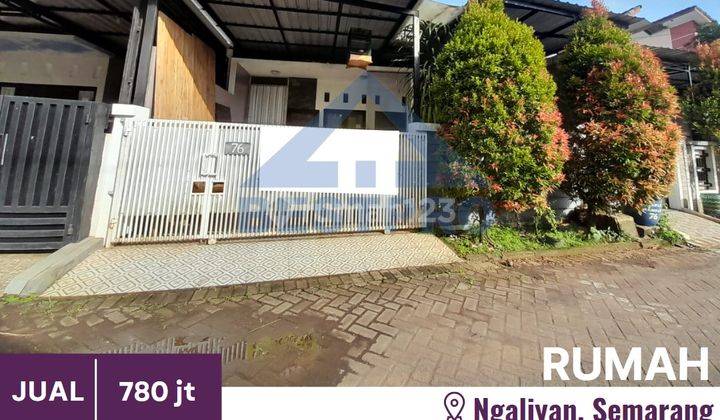 Rumah Ngaliyan siap pakai jalan lebar 1