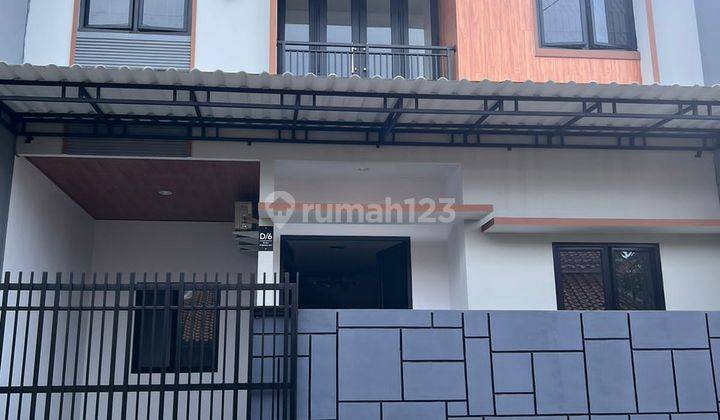 Rumah baru 2 lt baru gress, aman, nyaman, tidak banjir, akses jalan 2 mobil.