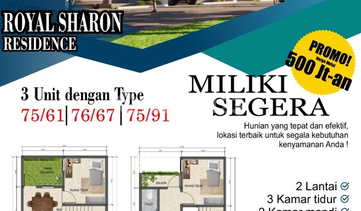 Hanya 500 Jutaan Rumah 2 Lantai Di Magelang 100 Meter Jalan Raya 5