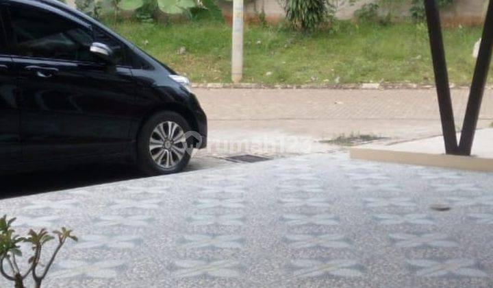 tampak depan rumah 2 lantai di andara