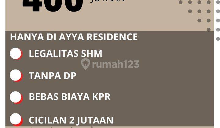 Rumah Bebas Banjir Siap Huni SHM Strategis Termurah Citayam 2