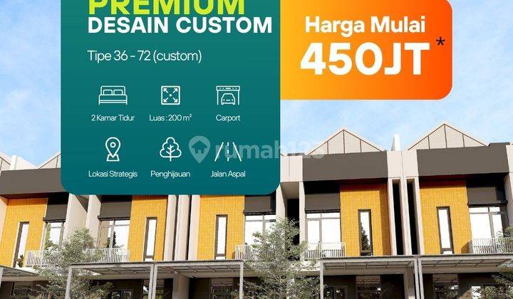 Rumah Cicilan 2 Jutaan Tanpa Dp Bebas Custom Desain Termurah 1