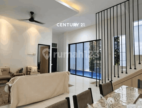 Semi-Furnished House Ready to Occupancy with Swimming Pool in Bintaro Gb 17803 2