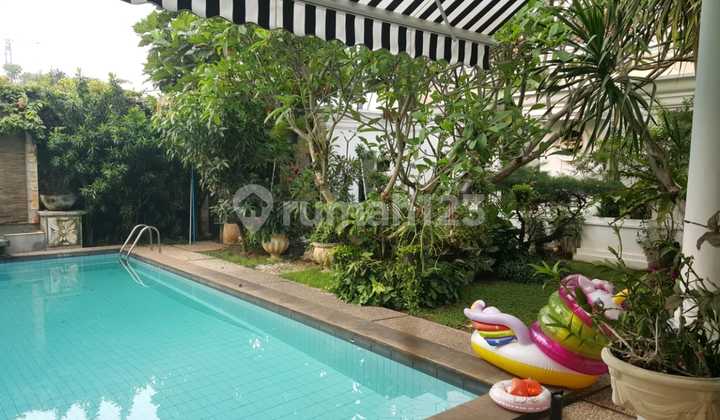 Rumah mewah klasik privat pool cilandak jakarta selatan 2