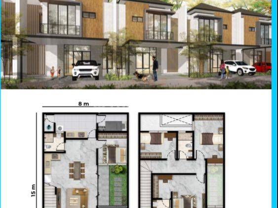 Rumah 2 Lantai Di PIK2 Baru Standard Developer Murah 1