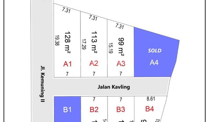 Tanah Kavling Dekat Calon Pintu Tol Bojonggede Bogor 1