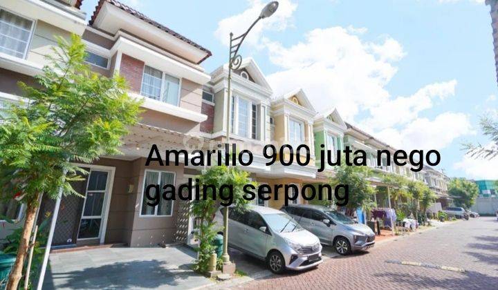 Rumah 900 Jt Nego Sampai Jadi Amarillo Malibu Gading Serpong Lokasi Di Kawasan Cbd  1