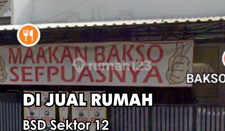 Dijual !!! Rumah Bsd Sektor 12 Kencana Loka
