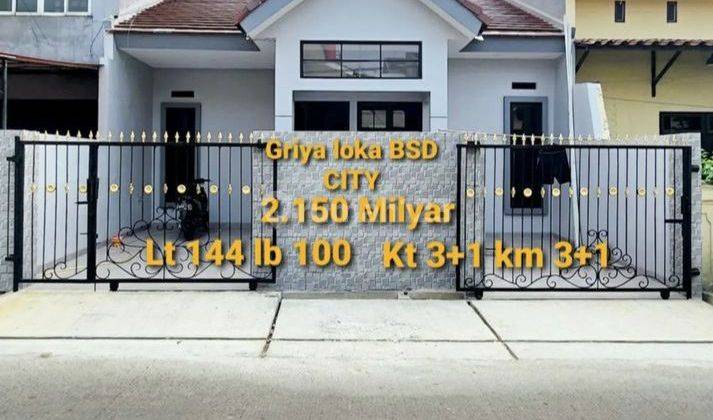 Rumah Baru 2.150 M Griya Loka Bsd City  1