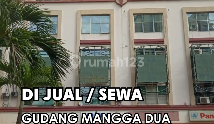 Dijual !!! Gudang Manggadua Lt = 8X16 4 Lantai Hadap Selatan