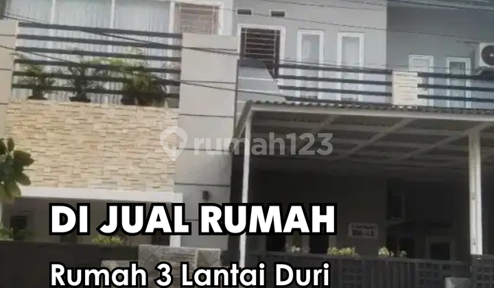 Dijual !!! Cepat Jarang Ada Rumah 3 Lantai Duri Kosambi Cengkareng Boleh Nego
