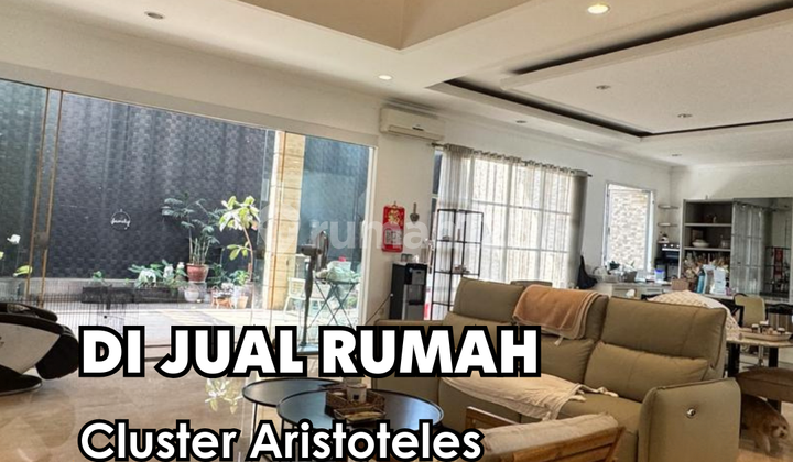 Jual Cepat !!! Cluster Aristoteles 3 Lantai Kamar Tidur 7+1 Semi Furnished