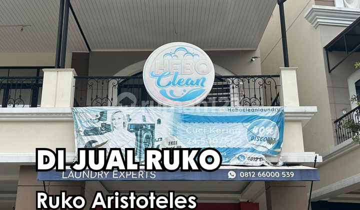 Dijual!!! Ruko Aristoteles Blok Utara Hoek Tengah Ukuran 5X16
