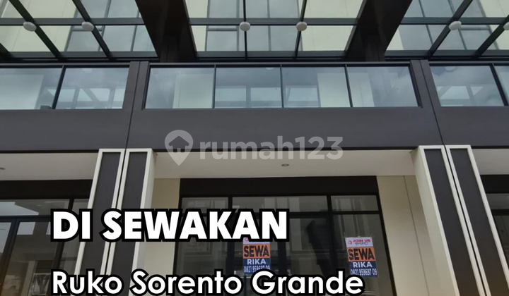 For Rent !!! Sorento Grande West Boulevard Shop House 3 Floors